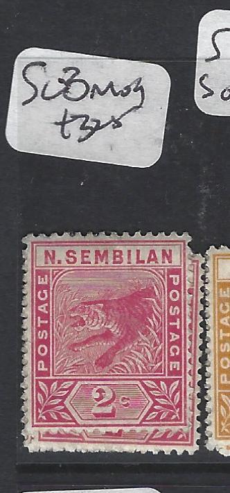 MALAYA NEGRI SEMBILAN  (P2005BB)  2C RED TIGER SG 8   MOG