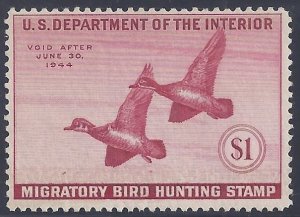 US Scott #RW10 Mint Duck stamp NH OG F-VF