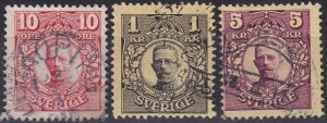 Sweden #71-3  F-VF Used  CV $4.00  (Z5057)