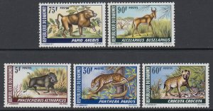 Dahomey 252-256 Animals MNH VF