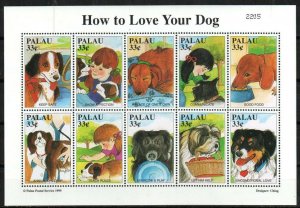 Palau Stamp 530  - How to Love your dog