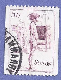 Sweden Scott #1400 Graziella by Carl Larsson CV $.20, Used