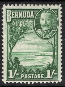 BERMUDA SG105 1936 1/= GREEN MNH 