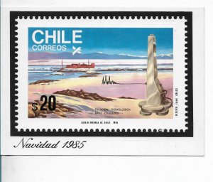 CHILE 1985 SET OF 3 POSTCARD STATIONERY ANTARCTICS TREATY ANNIVERSARY CHRISTMAS