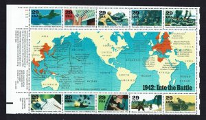 United States: 1992 US Participation in World War II, MNH Sheetlet