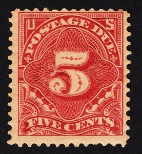 US# J41 5c Deep Claret Postage Due MINT NH SCV $280