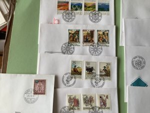 Liechtenstein 1989-92 postal stamps covers  20 items Ref A1388