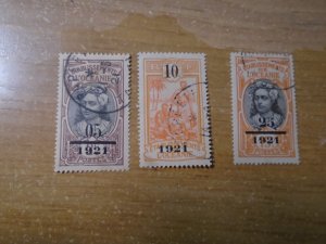French Polynesia  #  57-59  used