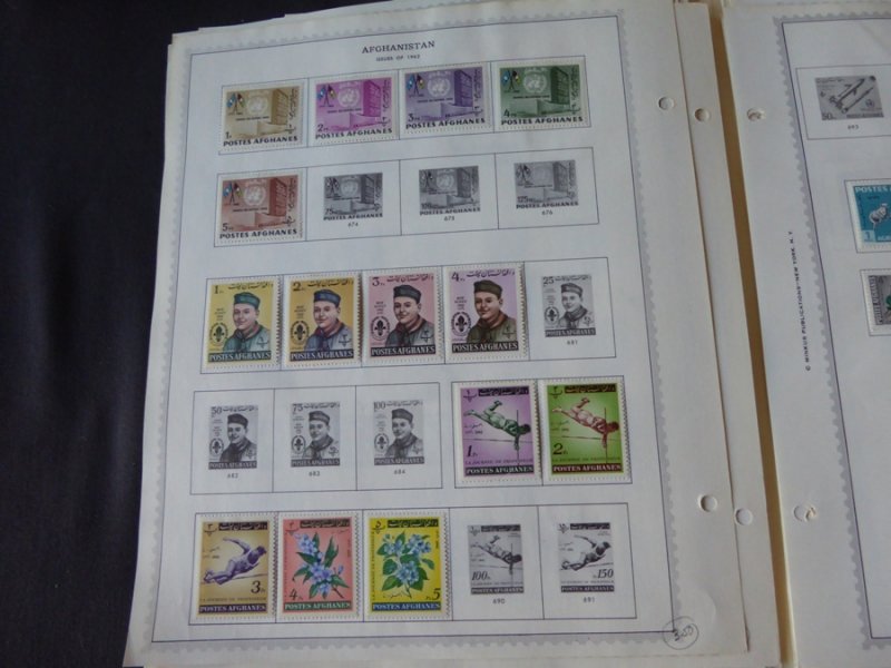 New Caledonia 1892-1984 Stamp Collection on Scott Intl Album Pages