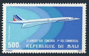 Mali C270, MNH. Michel 518. Concorde, 1st commercial flight, 1976.