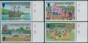 Solomon Islands 1988 SG622-625 Independence set MNH