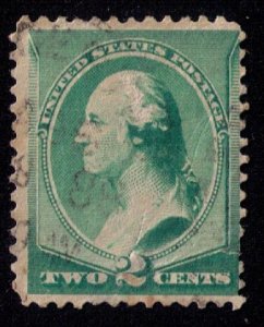 US Sc 213 Used Green F-VF