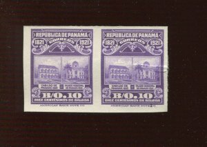 Panama 227 Centenary of Independence India Plate Proof on Card Pair of 2 Stamps