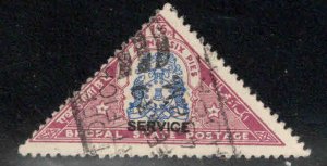 India - Bhopal Feudatory state  Scott o31 Official Used 1944