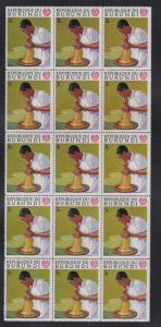 Burundi # 284-287, ILO, NH. Wholesale lot of 15 sets, 15% Cat.