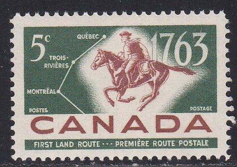 Canada # 413, Postrider, First Land Route, NH