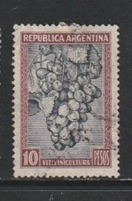 1935 Argentina - Sc 449 - used VF - single - Grapes