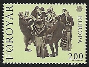 Faroe Islands # 64 - The Garter Dance - MNH