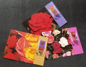 *FREE SHIP Australia Valentines Day 1995 Rose Flower Flora Love (maxicard)