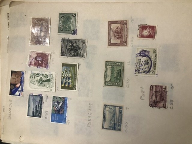 W.W. Loose Stamp Pages With Some Very Nice Glassine’s Might Find Some Gems