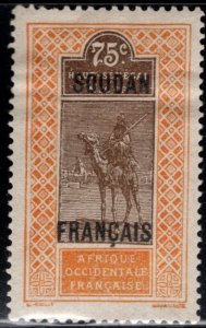 French Sudan Scott 42 MH* note wrinkle at top