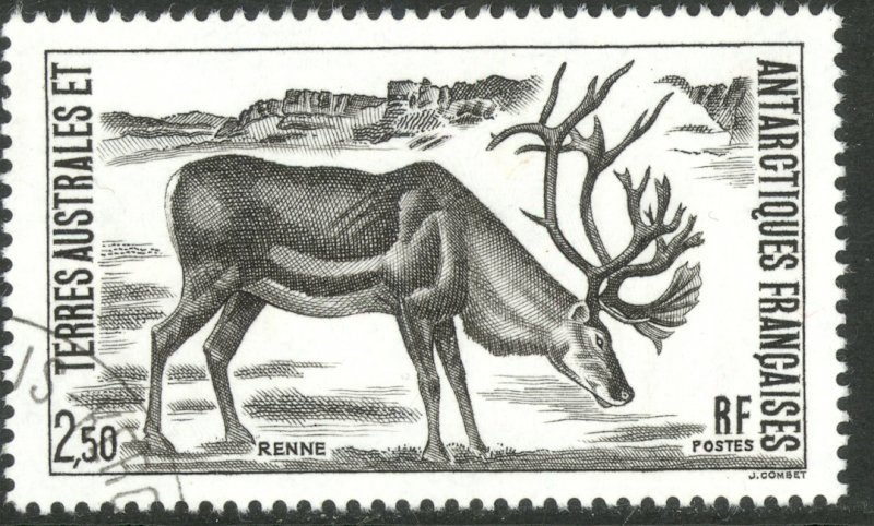 FRENCH SOUTHERN AND ANTARCTIC TERRITORIES 1987 REINDEER Issue Sc 130 VFU