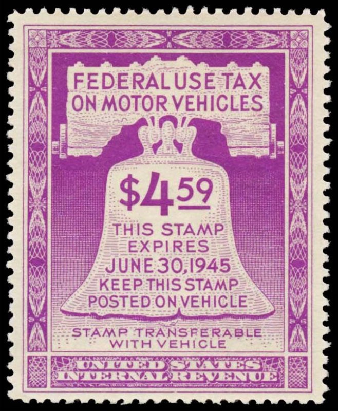 U.S. REV. MOTOR VEHICLE RV31  Mint (ID # 101067)