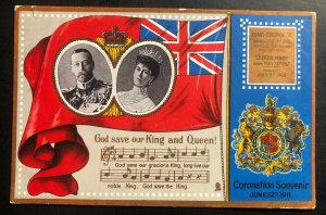 1911 London England Coronation King George V Souvenir Postcard Cover