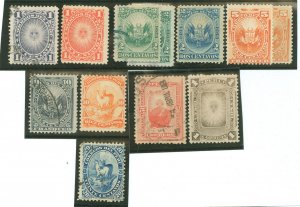 Peru #104-108/110/111/113/ Used Single (Grill)