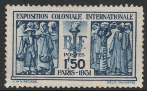 France Scott 262 - SG492, 1930 Colonial Exhibition 1f50 MH*