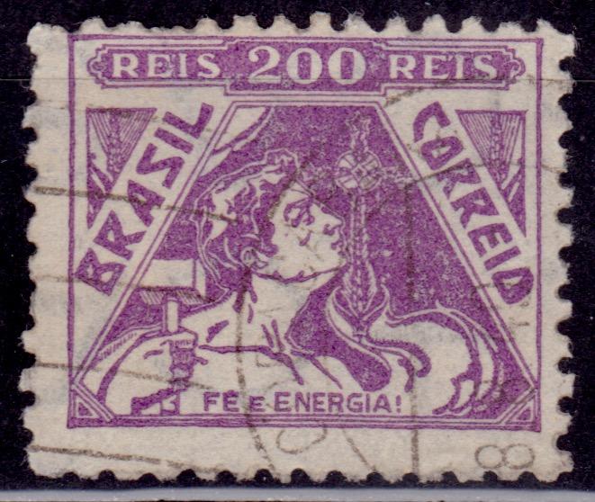 Brazil 1933, Fe Energia, 200r, Scott# 385, used