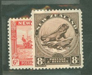 New Zealand #211a/212a