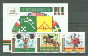 Turkmenistan #22-23 Mint (NH)