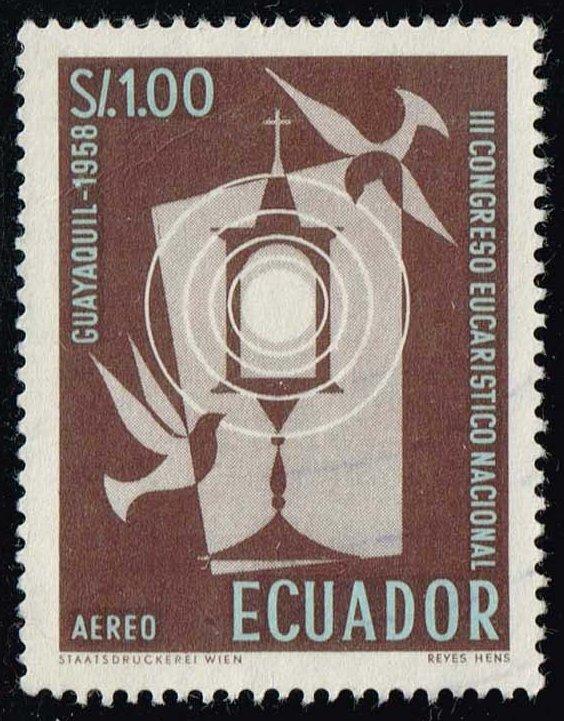 Ecuador #C329 Symbolical of the Eucharist; Used (0.30)