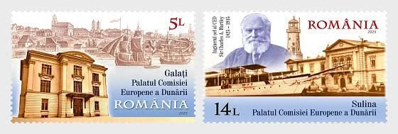 Romania / Roemenië - Postfris/MNH - Complete set Danube Navigation 2025