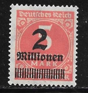 Germany 272: 2 mil on 5th m Numeral, MH, F-VF