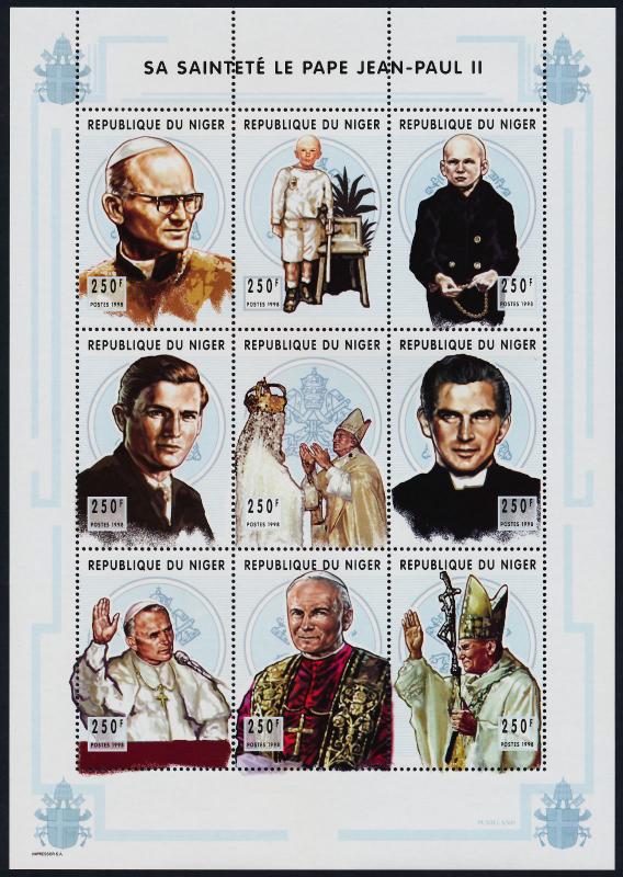 Niger 987 MNH Pope John Paul II