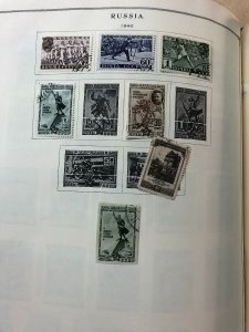 INTERNATIONAL COLLECTION IN SCOTT ALBUM – PORTUGAL TO RUSSIA – 423335