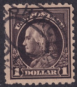 #460 Used, VF, 1 short perf (CV $140 - ID40126) - Joseph Luft