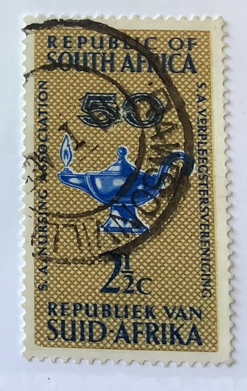 South Africa 1964 Scott 304 used - 2½c,  50th Anniv of Nursing Association