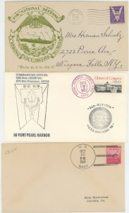 USA - 25 different Navy Cachet Covers - Some nice stuff in here - see scans