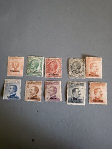 Stamps Nisiro Scott #1-10  hinged