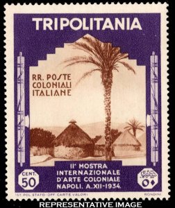 Tripolitania Scott 76 Unused hinged.