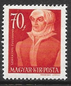 Hungary 629: 70f Zsuzsanna Lorantffy, MH, F-VF