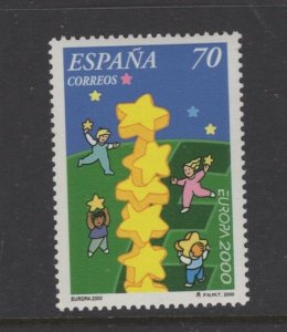 Spain  #3036 (2000 Europa issue) VFMNH CV $1.00