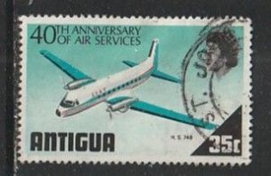 1970 Antigua - Sc 234 - used VF - 1 single - Hawker Siddeley 748