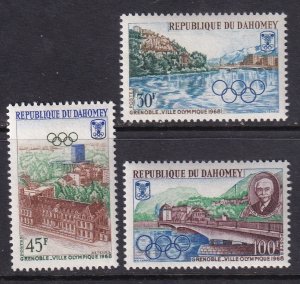 Dahomey 241-243 Summer Olympics MNH VF