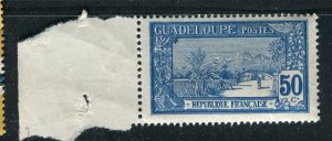 FRENCH GUADELOUPE; 1905 early Pictorial issue MINT MNH unmounted 50c.