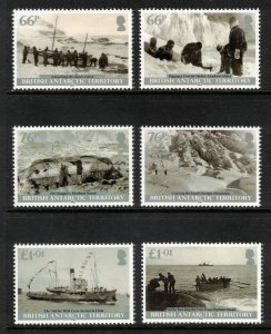 BRITISH ANTARCTIC 2015 Imperial Exped Centenary; Scott 490-95, SG 669-74; MNH