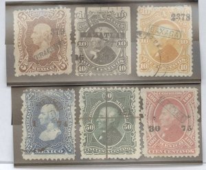 Mexico #106-111 Used Single